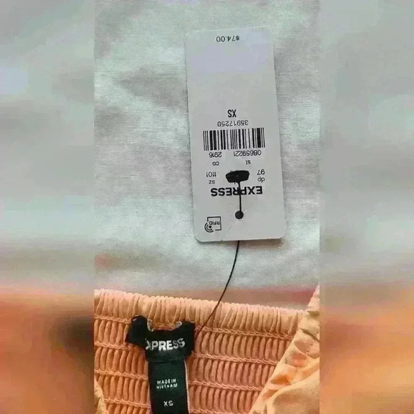 Express orange  blouse size xs - Picture 4 of 16